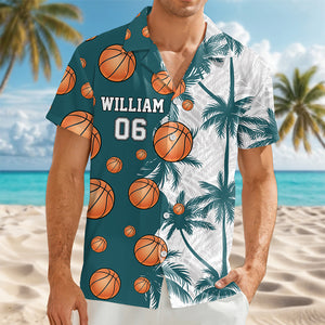 Personalized Name Tropical Summer Beach Hawaii Shirt For Sport Lovers LM32 893683