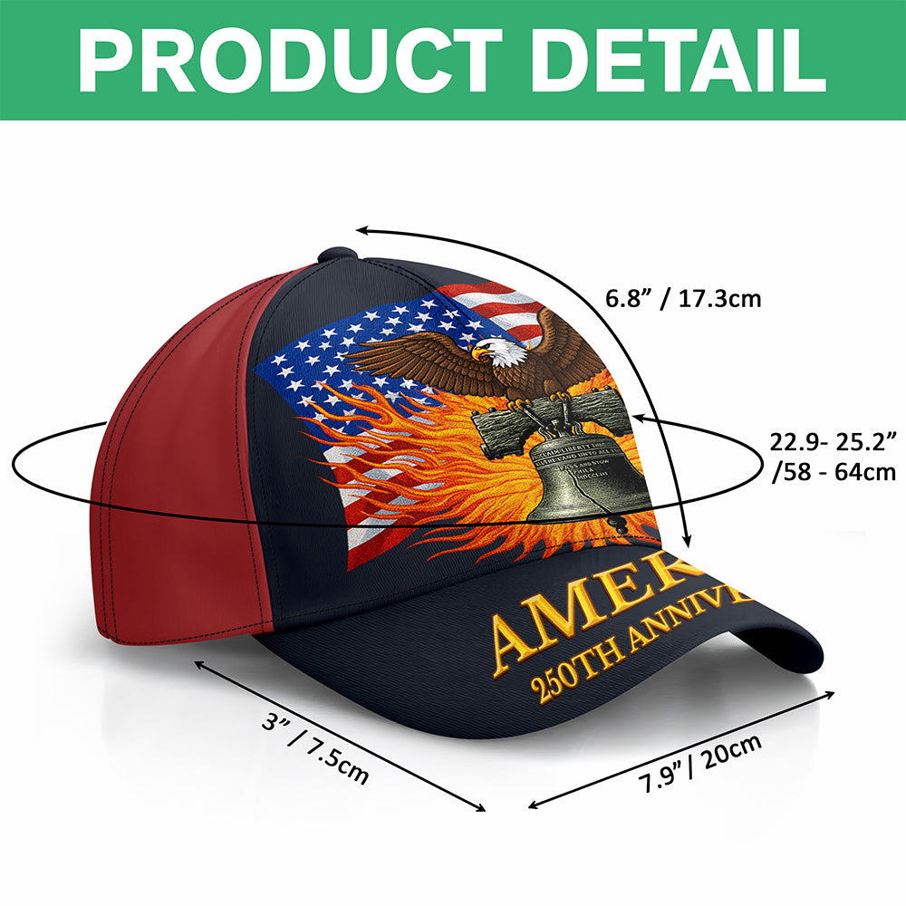 Celebrate America 250th Anniversary United States Classic Cap CH07 899178