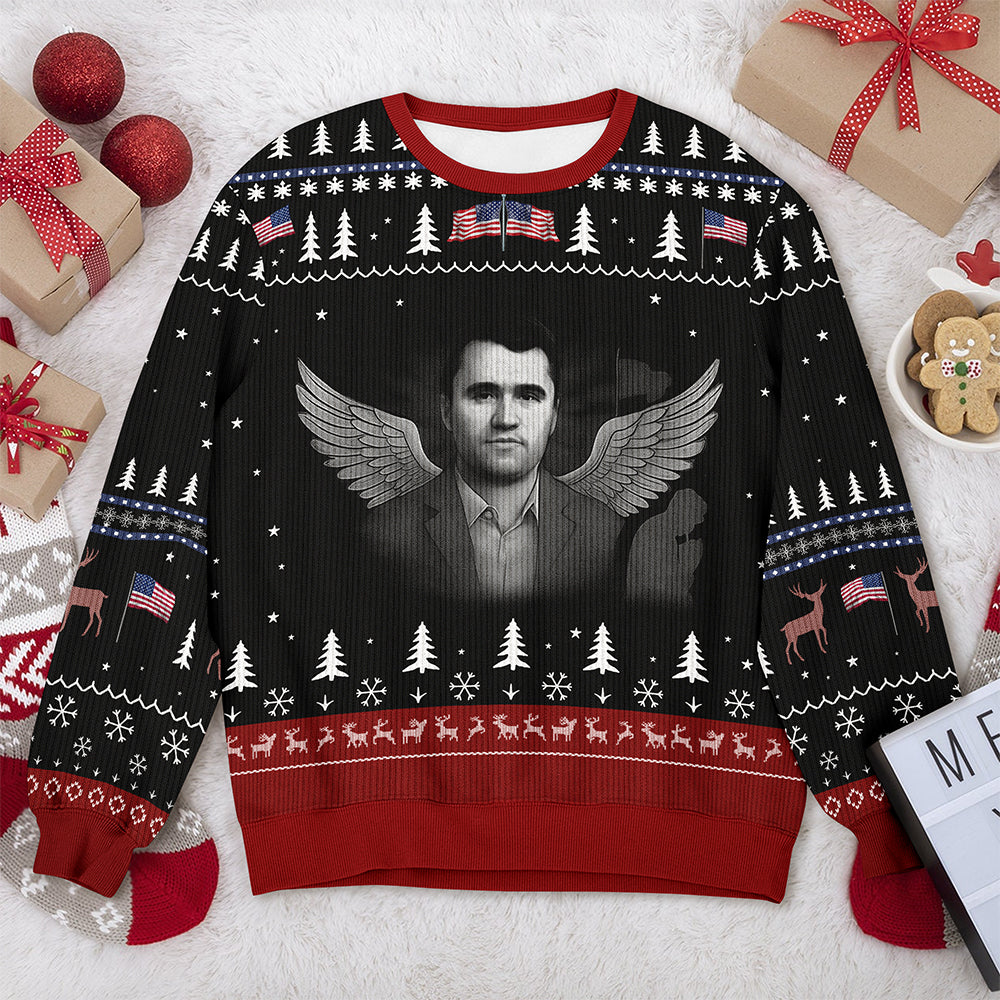In Love Memory Charlie Kirk Ugly Christmas Sweater HO82 900322