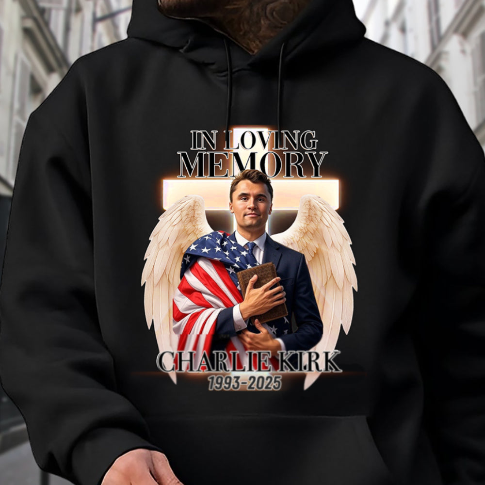 In Loving Memory Of Charlie Kirk Dark Shirt HO82 65776
