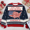 1776 - 2026 God Bless America 250 Ugly Sweater Christmas Gift HA75 897968