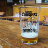 Merry Christmas Shitter's Full Beer Pint Glass, Funny Holiday Cousin Beer Glass LM32 669967