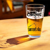 Merry Christmas Shitter's Full Beer Pint Glass, Funny Holiday Cousin Beer Glass LM32 669967