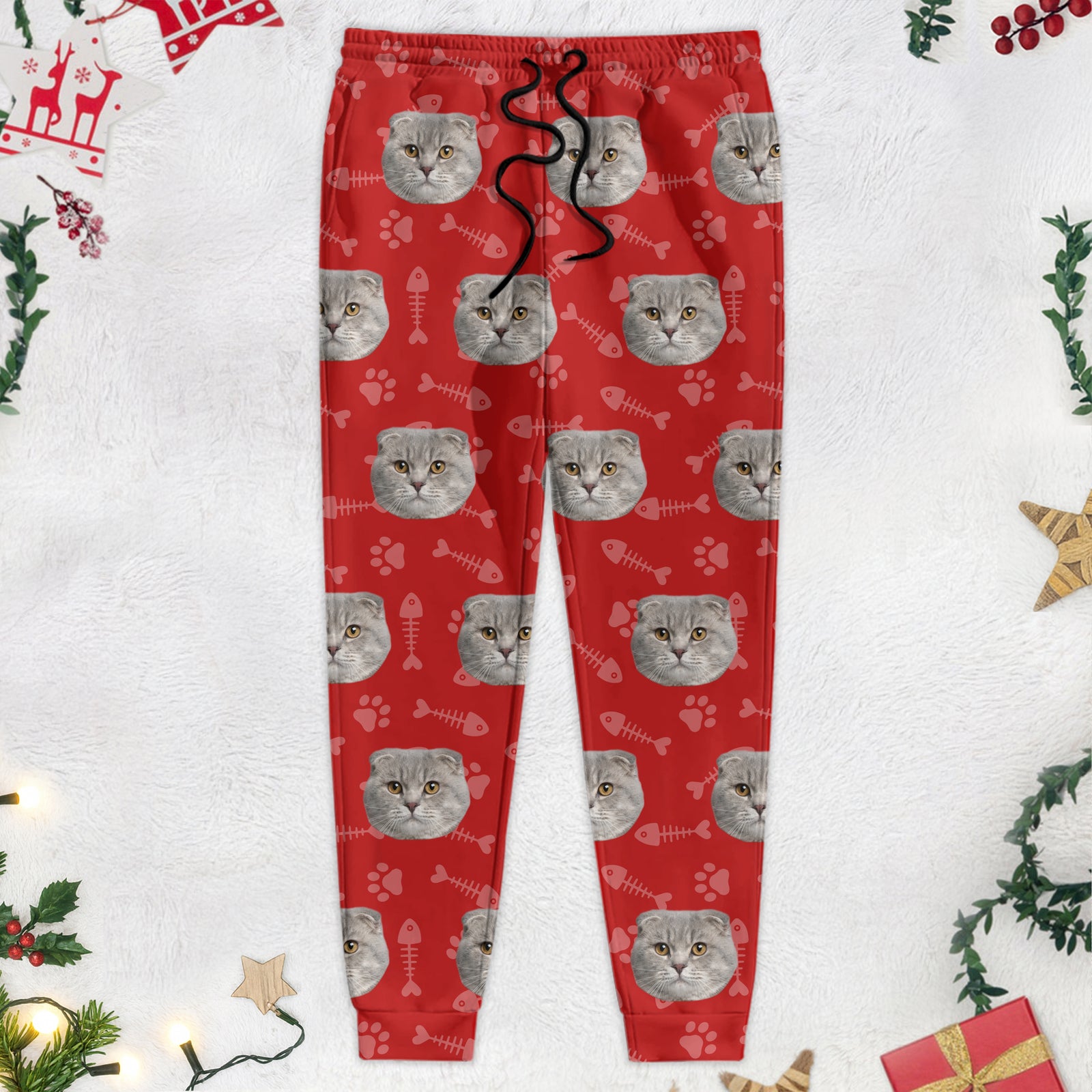Custom Face Dog Cat Pants Christmas Gift TA29 HA75 888640