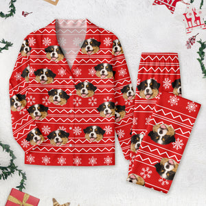 Custom Dog Photo Christmas Pajamas TH10 TA29 888664