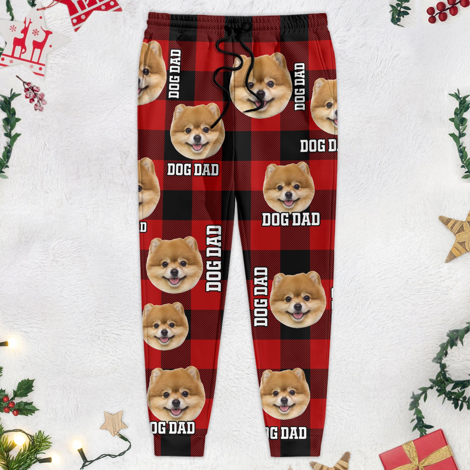 Custom Photo Name Dog Cat Men And Women's Sweatpants K228 HA75 888775