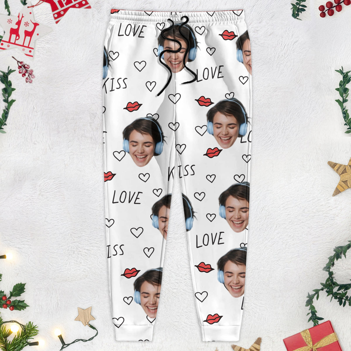 Custom Photo For Couple Pants Christmas, Valentine Gift TA29 HA75 888855