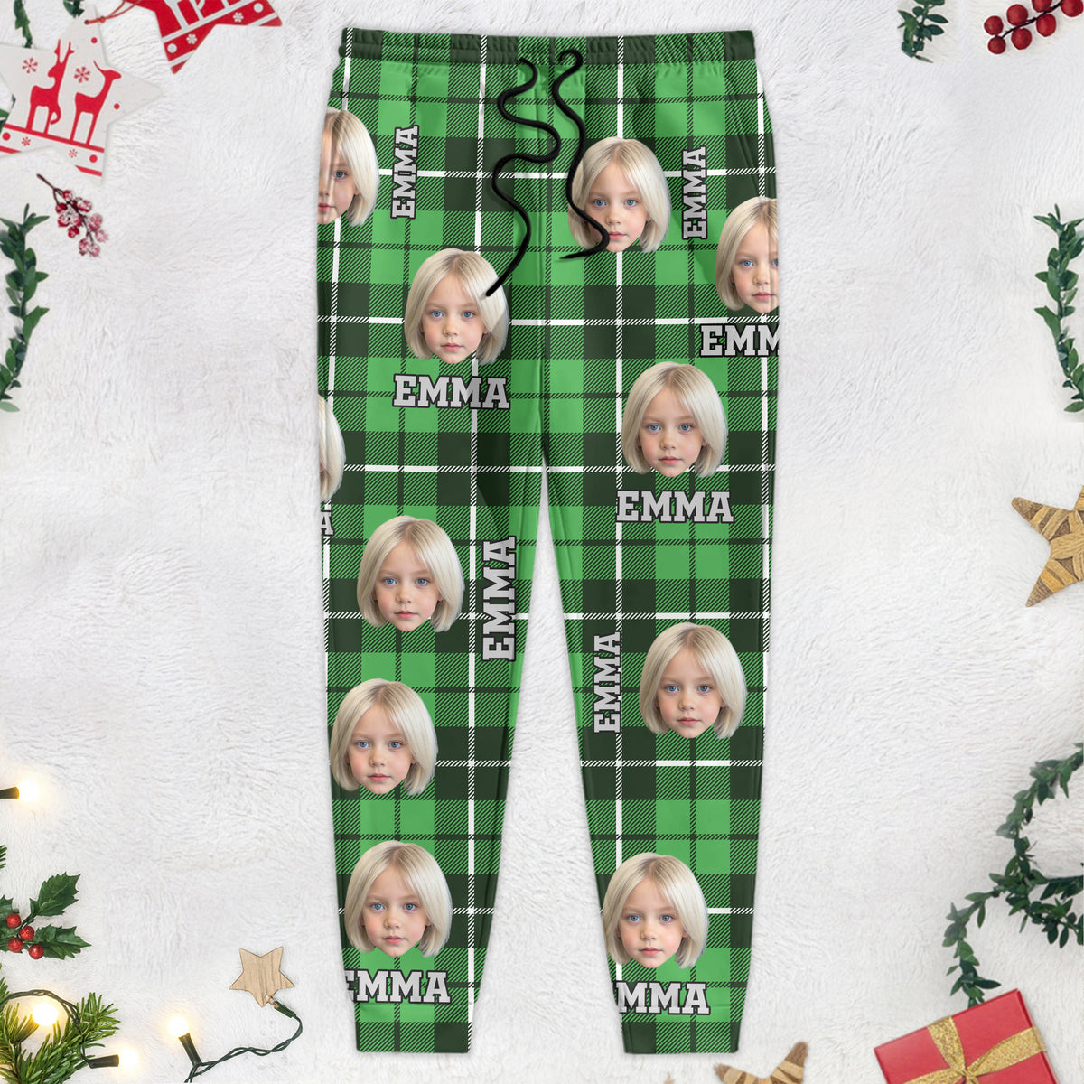 St. Patrick's Day Custom Human Face Photo Irish Sweatpants K228 888876