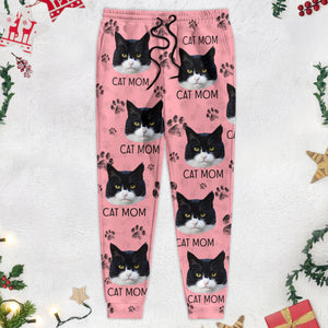 Custom Photo Cat Dad Cat Mom For Men and Women Sweatpants N304 889804