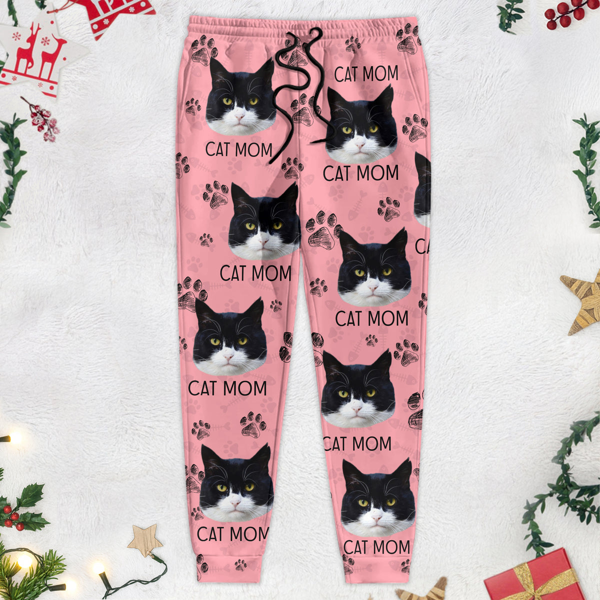 Custom Photo Cat Dad Cat Mom For Men and Women Sweatpants N304 889804