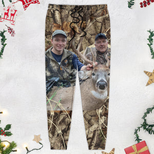 Custom Photo Hunting With Camouflage Background Sweatpants T286 889830
