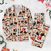 Custom Dog Photo With Paw And Bone Pattern Pajamas TA29 889912