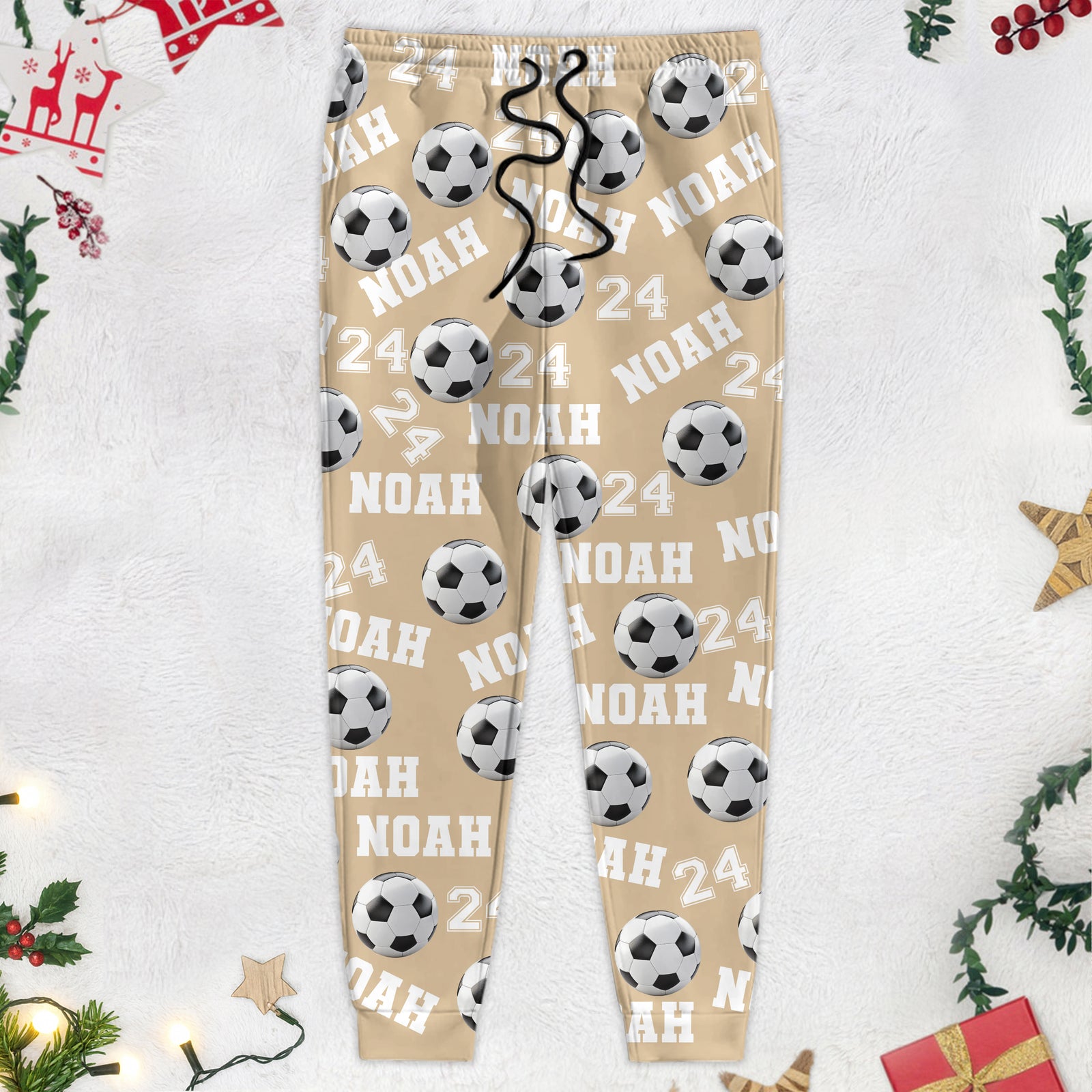 Personalized Gift Soccer Number with Name for Sport Players Sweatpants LM32 891983