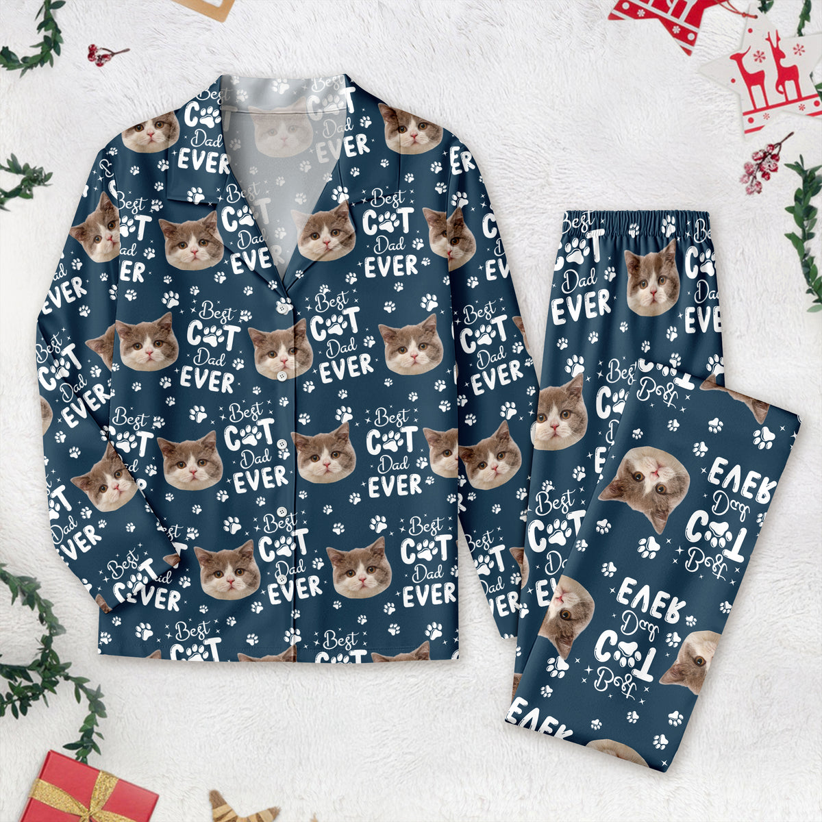 Custom Face Cute Best Dad Ever Pajamas For Father's Day LM32 893569