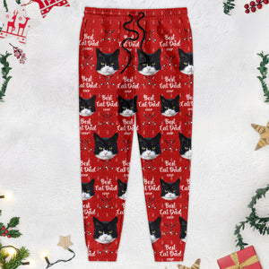 Custom Pet Photo Best Dog Dad Ever Sweatpants For Golf Loving LM32 893939