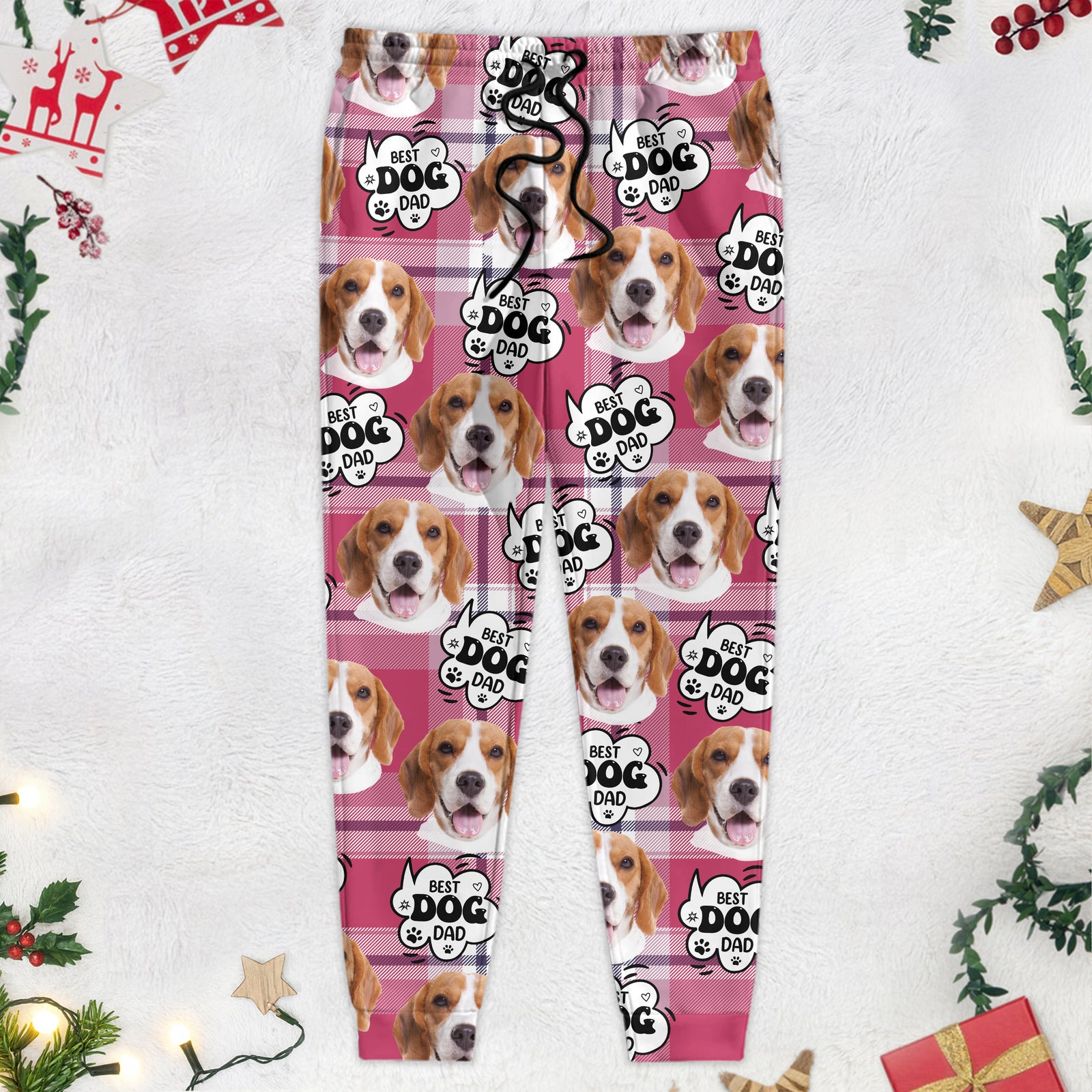 Custom Photo I Woof You - Personalized Sweatpants Gift For Dog Lovers HO82 894388