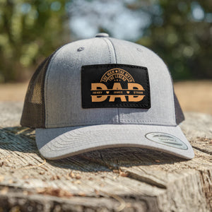 Personalized The Man The Myth The Legend Cool Dad Leather Patch LM32 893621