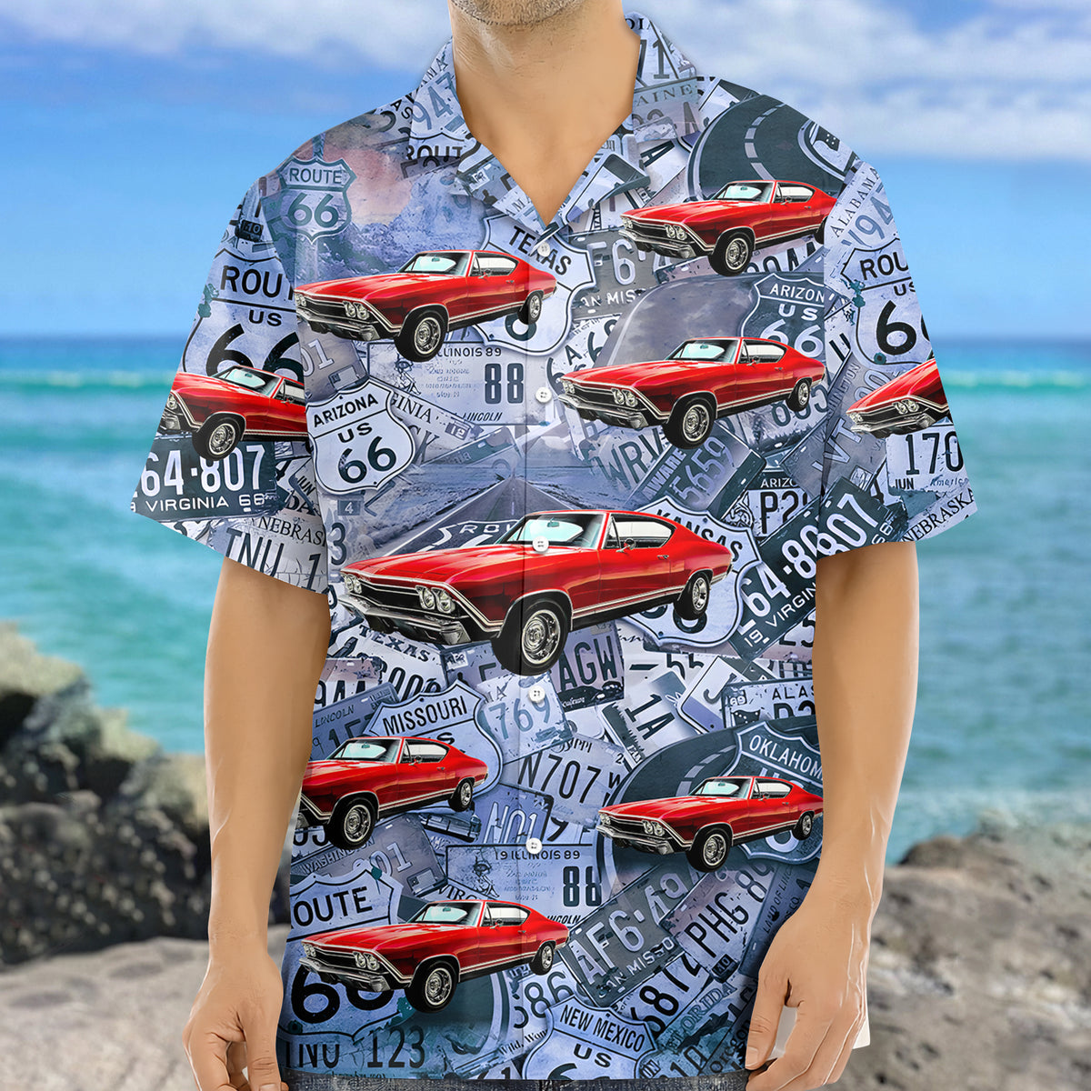 Custom Car Photo High Quality Unisex Hawaiian Shirt HO82 894432