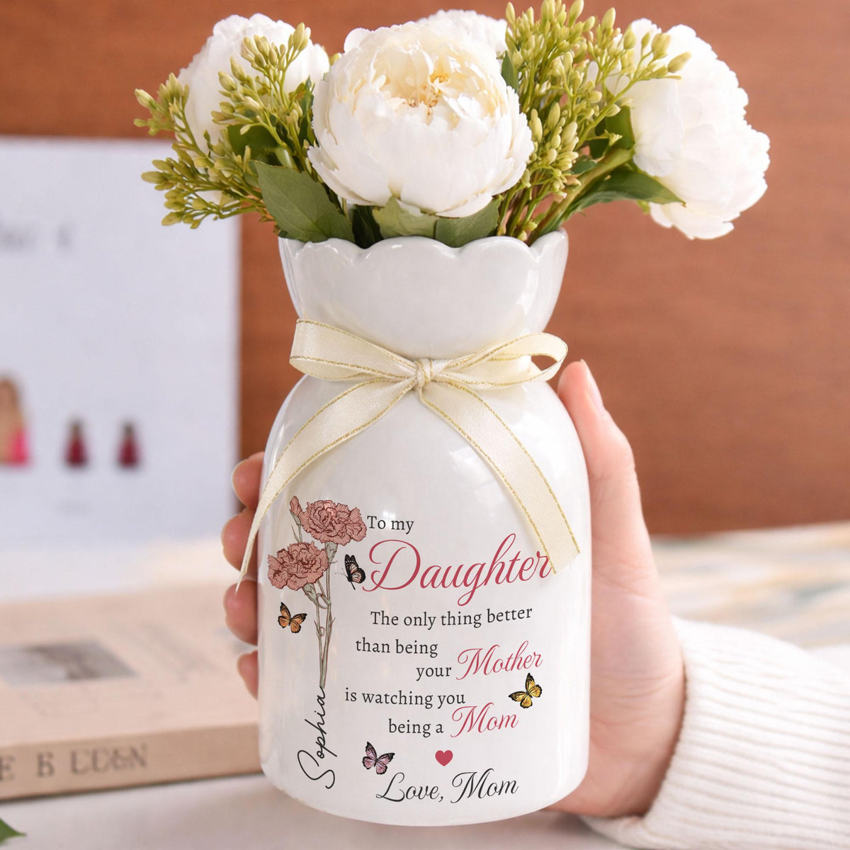 Custom The Only Thing Better Than Being Your Mother Flower Ceramic Vase LM32 899725