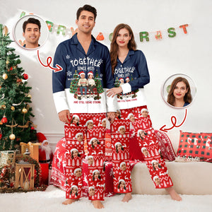 Custom Face Photo Together Since Pajamas For Couple TH10 896045
