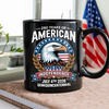 250 Years of America Independence Eagle - July 4th 2026 Black Mug LM32 895249