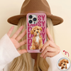 Custom Pet Portrait & Name Watercolor Style Gift For Pet Owners Phone Case TH10 170277