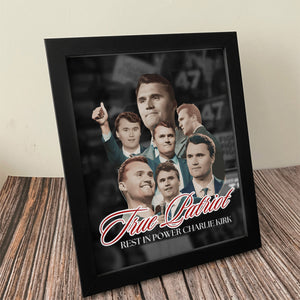 True Patriot Rest In Power Charlie Kirk Picture Frame HO82 65816