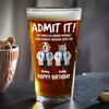 Custom Photo Life Would Be Boring Without Favorite Medicine With Fur Beer Glass For Dog Cat Lovers, For Doctor HO82 893786