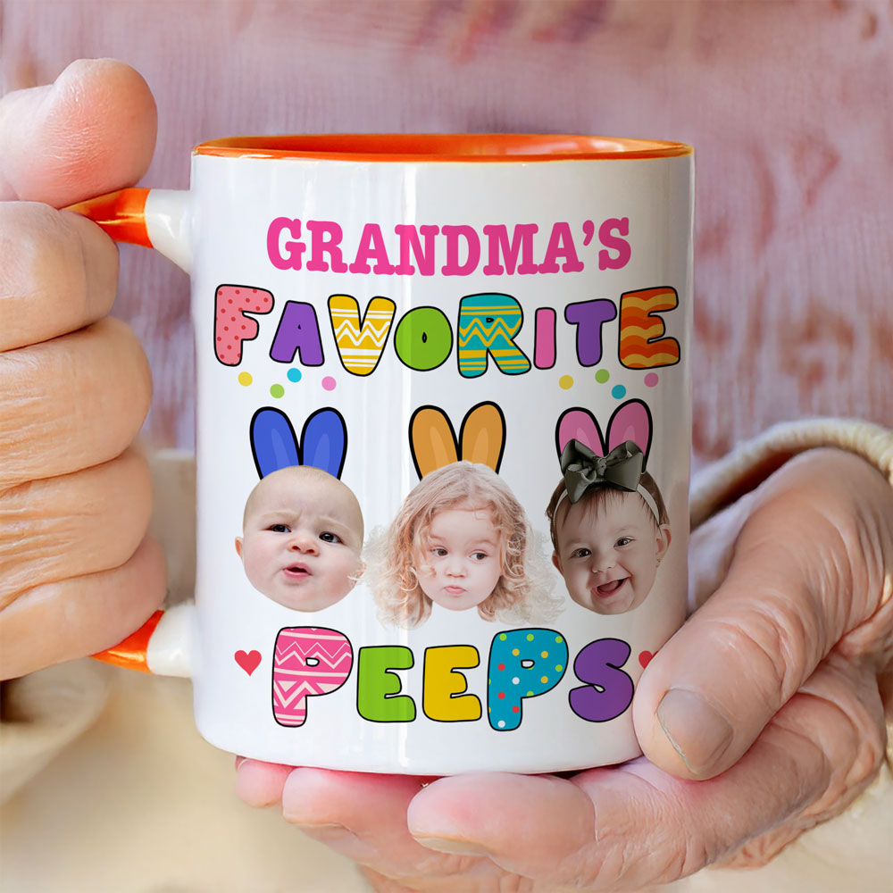 Custom Photo Favorite Peep For Easter Day Accent Mug TH10 892447