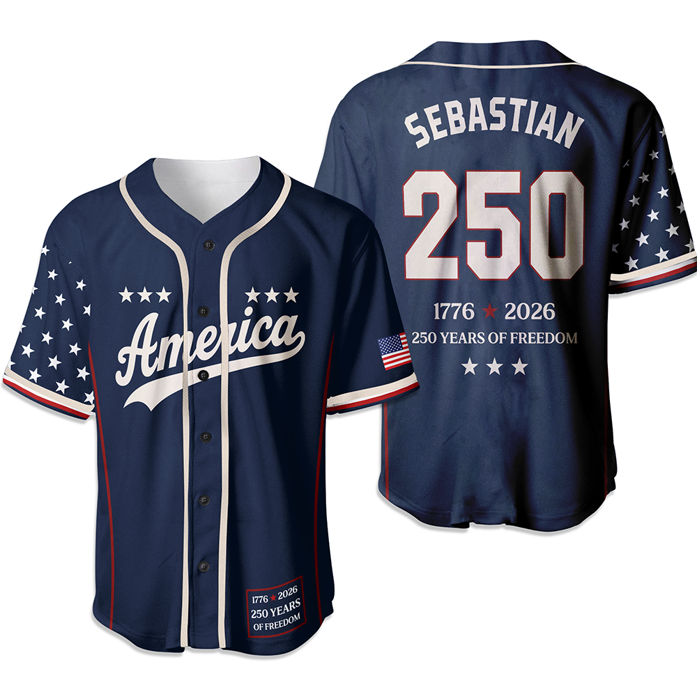 America 1776-2026 250 Years Of Freedom Jersey Shirt TH10 170171