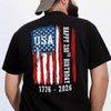 Happy 250th Birthday America Flag Back Side Dark Shirt LM32 895285