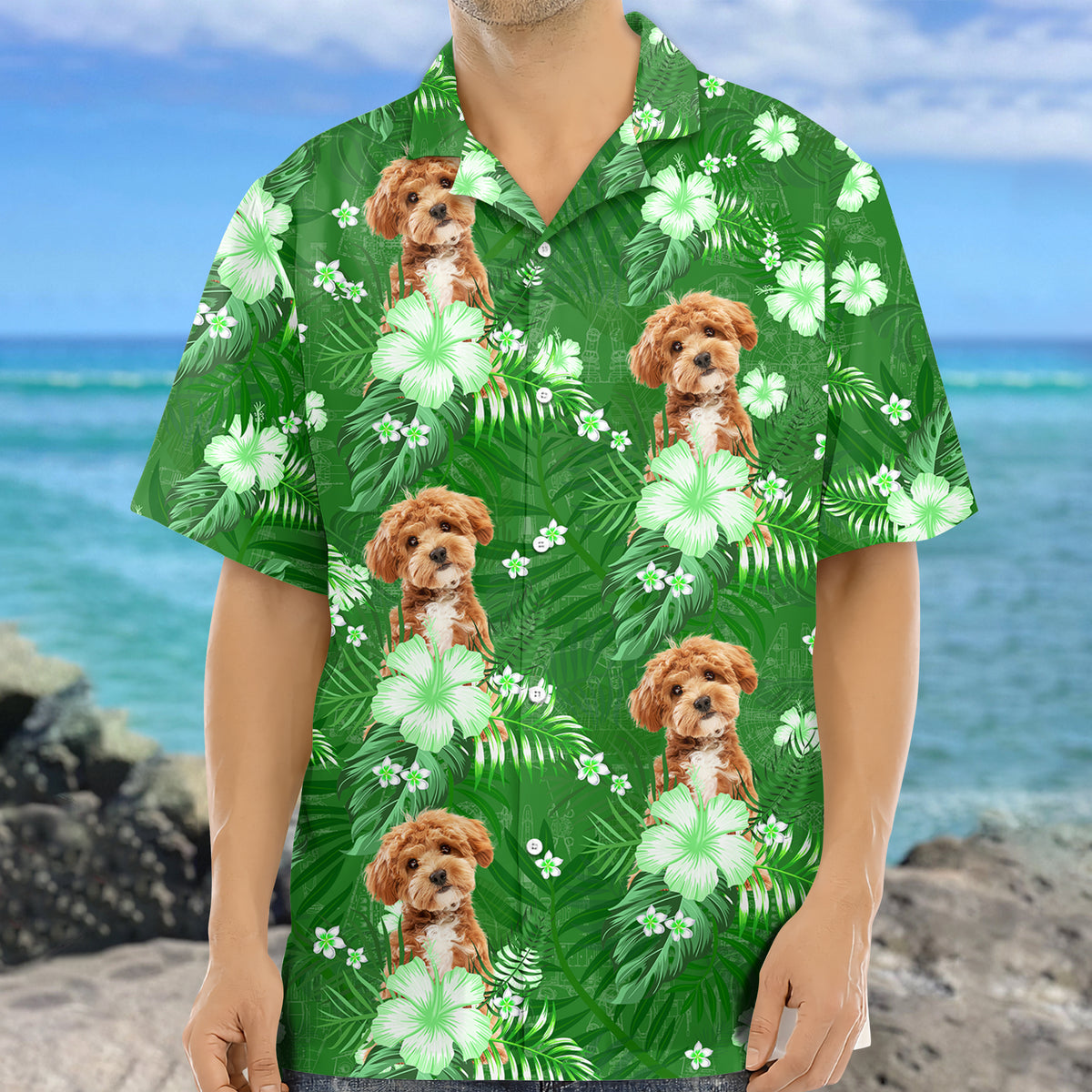 Custom Photo Summer Hawaiian Shirt Perfect For Vacations & Gifts LM32 893749