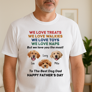 Custom Photo Love You The Most Version 2 - Personalized Bright Shirt HO82 894080