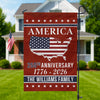 Personalized Family Name America 250th Anniversary Garden Flag LM32 895207