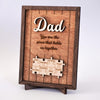 Personalized Father's Day Gift, You Are the Piece That Holds Us Together Wooden Plaque LM32 668999