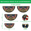 Custom Family Name 250th Anniversary 250 Years Of Freedom Non-Pleated Fan Flag LM32 669337