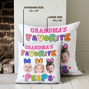 Custom Photo Favorite Peep For Easter Day Pillow TH10 892445