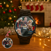 Custom Family Photo Men's Wrist Watch Christmas Gift For Dad, Grandpa HA75 892960