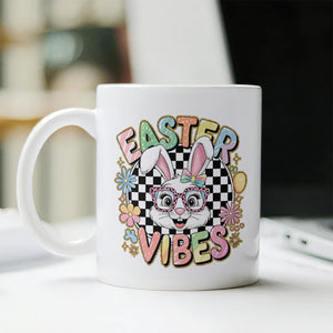 Easter Bunny Funny Vibes White Mug LM32 893131