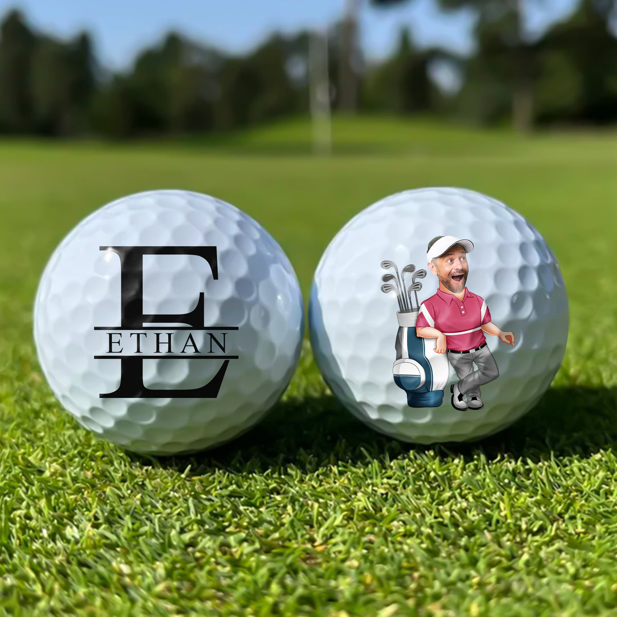 Custom Funny Photo Make Hit Better This Golf Ball Gift For Sport Player LM32 893477