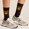 Custom Name Senior Dad, Mom Class Of 2027 Embroidered Socks, Graduation Gift for Parents LM32 669943