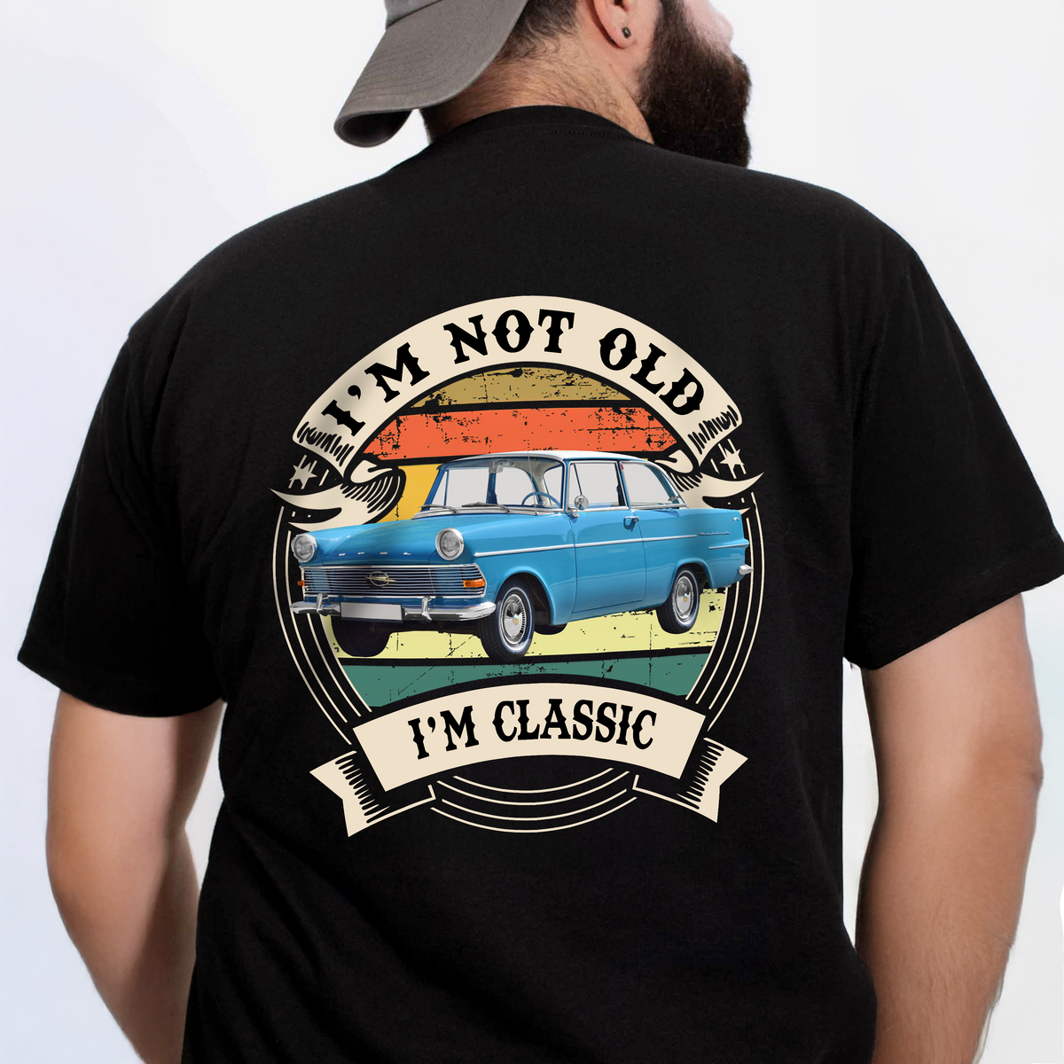 This Is How I Roll - Custom Car Photo Route 66 Vintage Back Side Dark Shirt CH07 896600