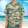 Custom Cute Face Island Vacation Summer Vibe Hawaiian Shirts LM32 893487