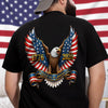 250th Anniversary Proud to Be American 1776-2026 Patriotic Eagle Back Dark Shirt CH07 911690