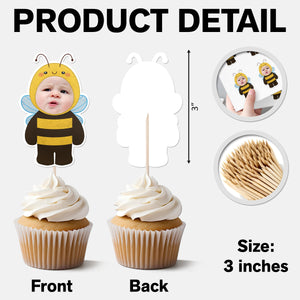 Custom Photo Funny Kid Animal Cosplay Decoration Cupcake Toppers HA75 892112