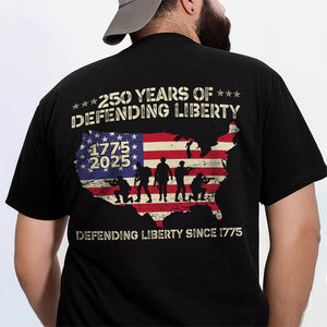 250 Years Of Defending Liberty Back Shirt TH10 894679