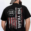 America 250th Birthday US Flag 250 Years We The People Back Side Dark Shirt HA75 897382