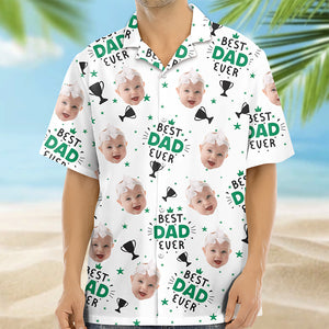Custom Photo Best Dad Ever Hawaii Shirt TH10 892759