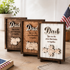 Personalized Father's Day Gift, You Are the Piece That Holds Us Together Wooden Plaque LM32 668999