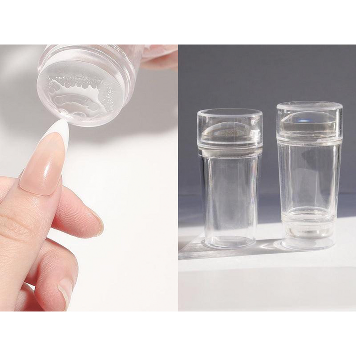 Clear Nail Stamper - Transparent Jelly Nail Stamping Tool LM32 669151